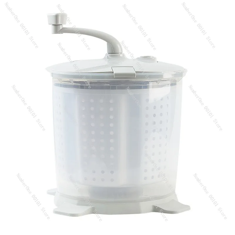 

Manual Washing Machine, Portable Hand Crank Washer, for Dormitory Underwear Socks