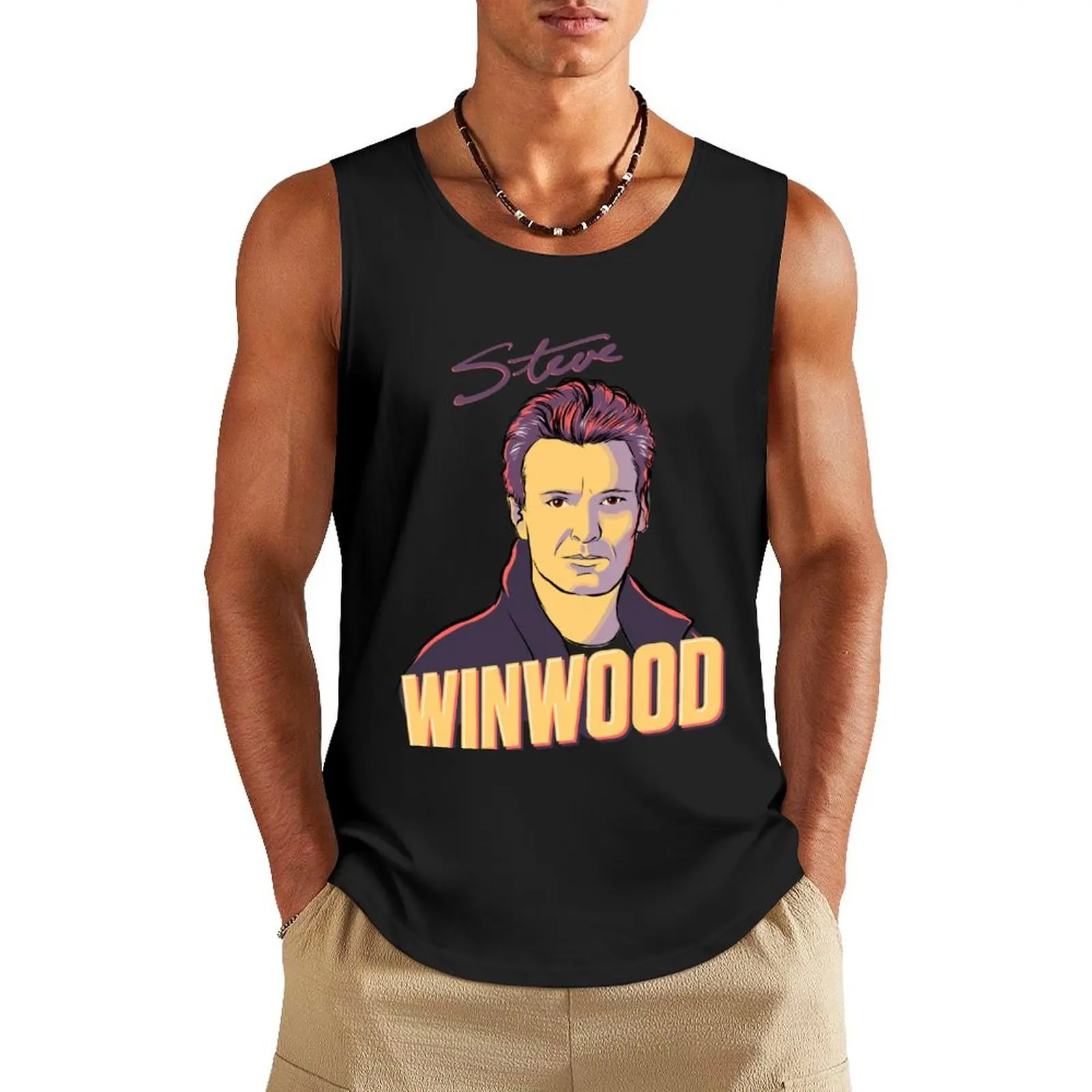 

Steve Winwood Tank Top bodybuilding Man sleeveless shirt Sleeveless T-shirt man vest