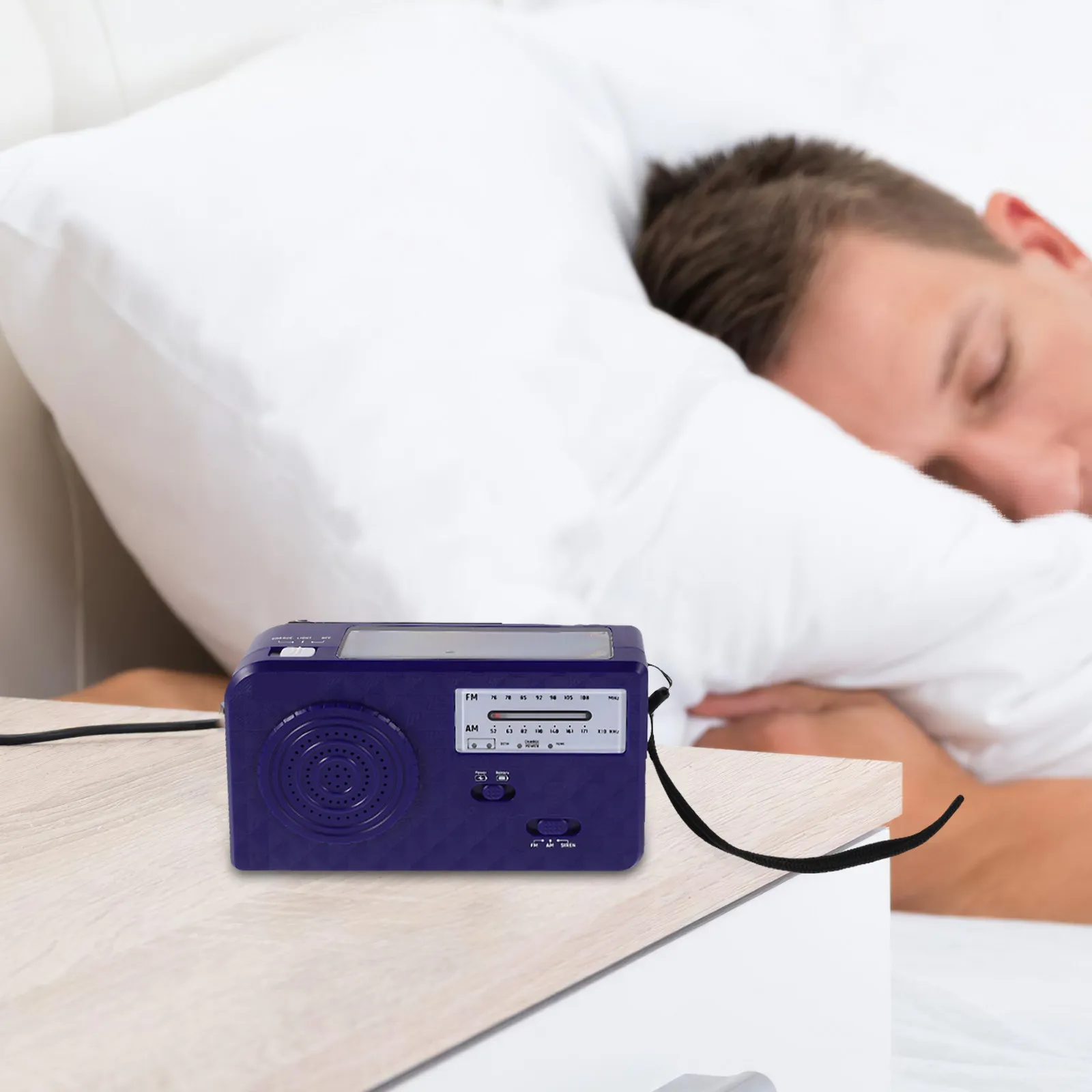 

Солнечное портативное аварийное радио с ручным приводом, метеорологическое радио, фонарик, снаряжение для кемпинга, походов и выживания, двойной источник питания