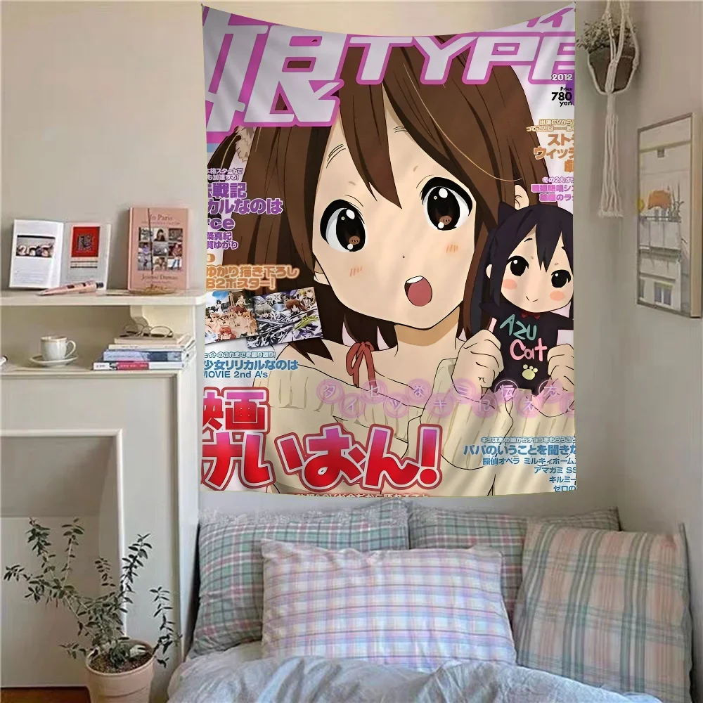 K-On Anime Cartoon Tapestry Art Science Fiction Room Home Decor Art Home Decor