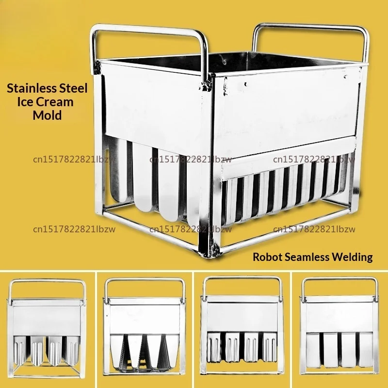 DIY Ice Cream Mold Household Stainless Steel Popsicle Mould Ice Lolly Mold Popsicle Machine A Glace