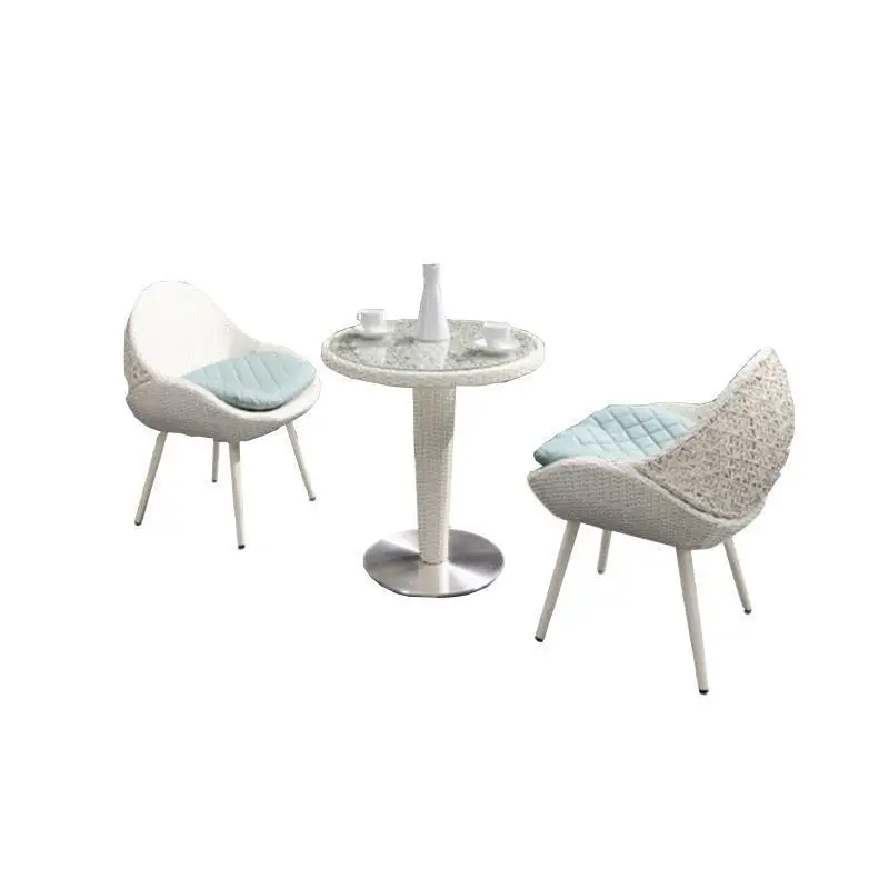 

Outdoor simple rattan chair furniture three-piece balcony table and chairs