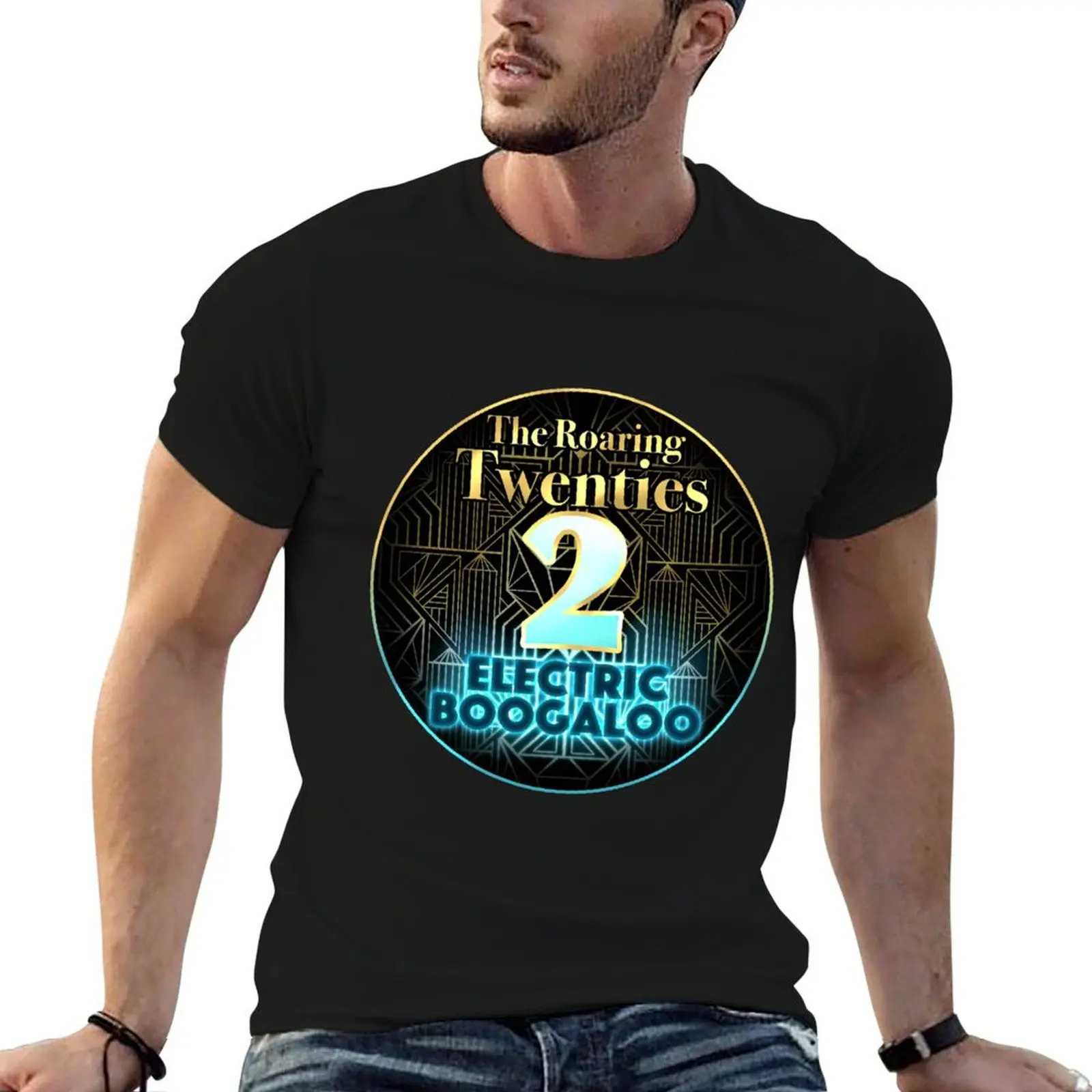

t for Roaring 2: t designer graphic Electric Twenties T-Shirt man tees shirts shirts Boogaloo