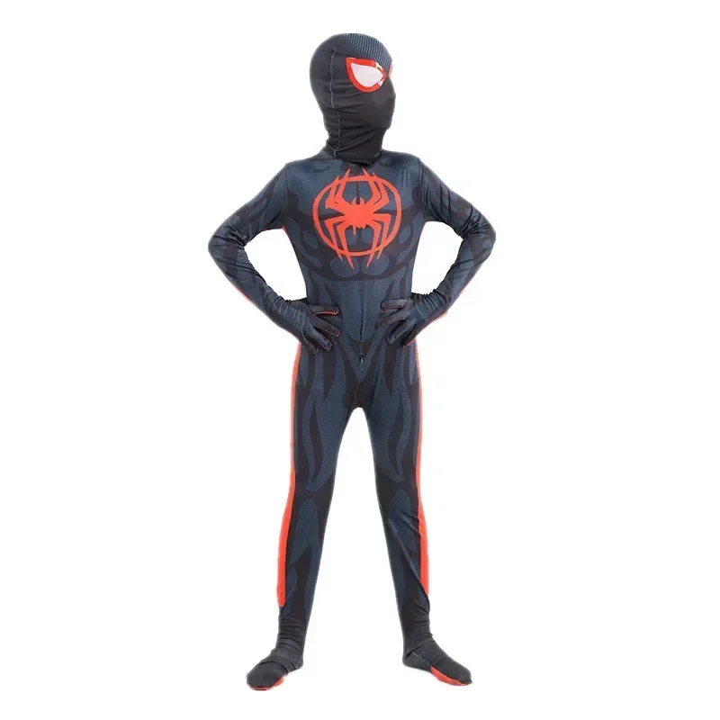 New Superhero Costume Fantasy Jumpsuit Suit Boys Movie Hero Cosplay Tights Halloween Mask Dress Up Party Performance Costume