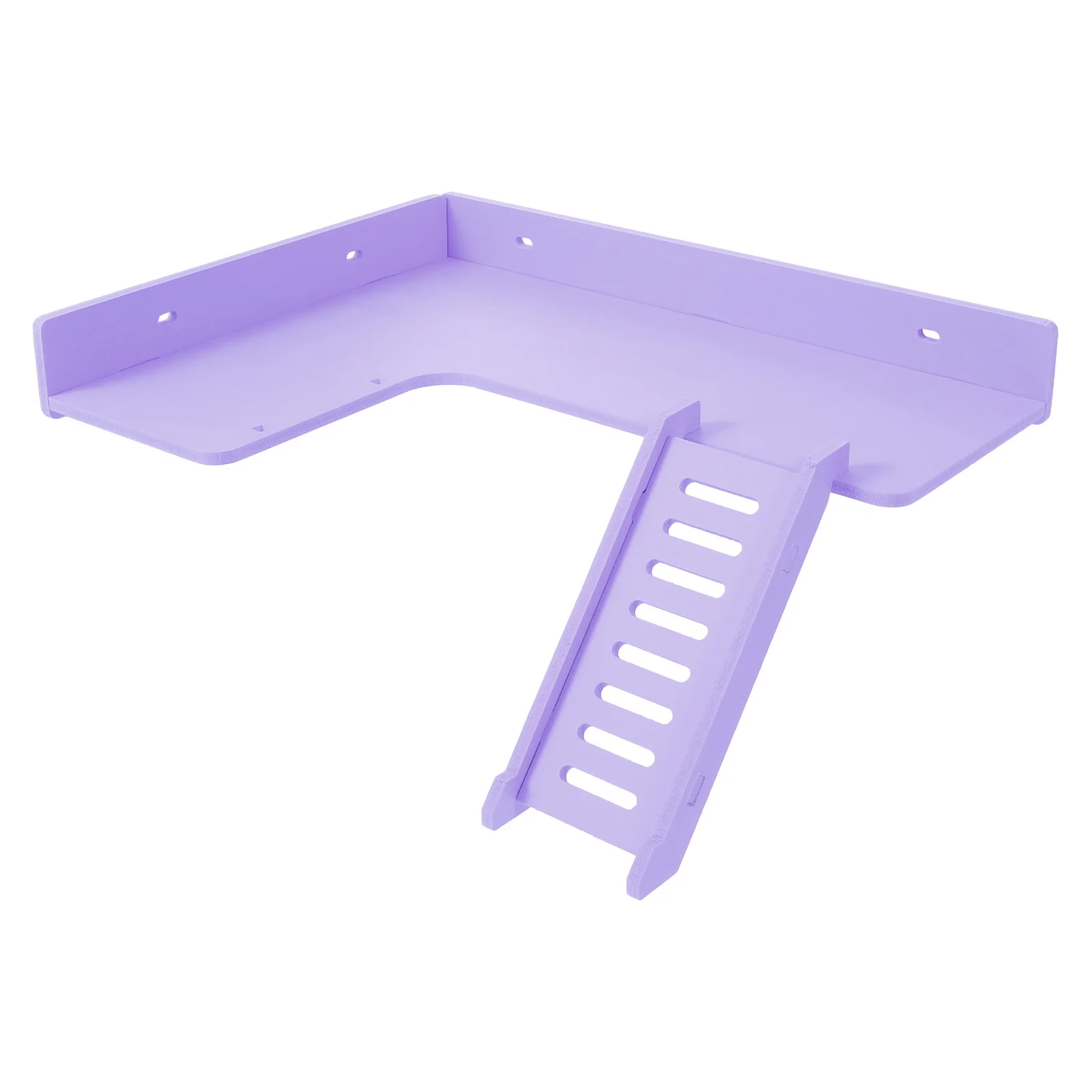 

Hamster Standing Board with Ledge Platform Pet Climbing Stairs for Rodent Cage Plaything Activity Frame