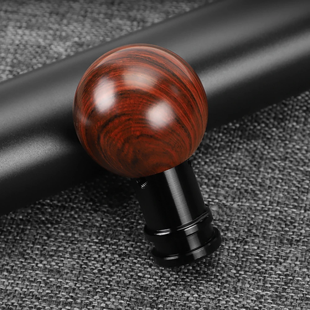 Mahagoni Holzmaserung Carbon Fiber Schaltknauf Auto Innenraum Manuelle/Automatikgetriebe Universal Auto Schalthebel – Detail 14