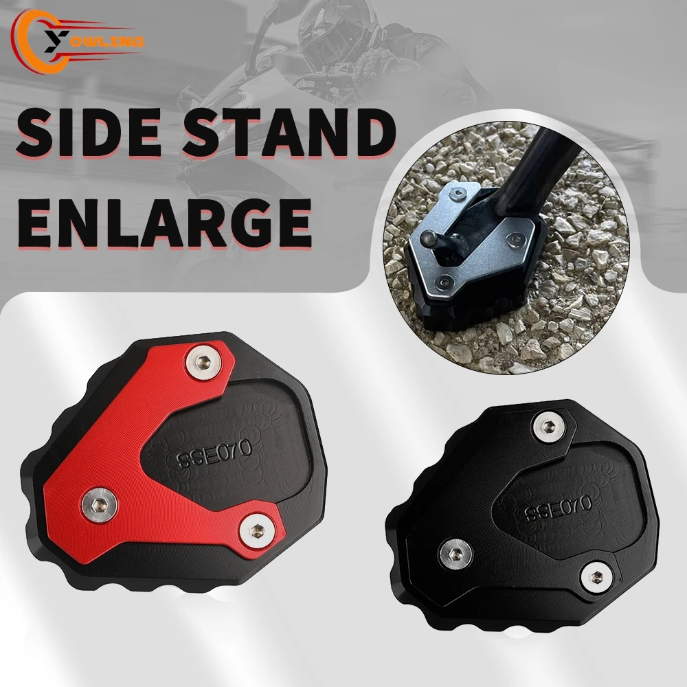 

NEW Motorcycle For Honda VFR800X Crossrunner 2015-2026 2025 2024 2023 2022 Kickstand Foot Side Stand Extension Pad Support Plate