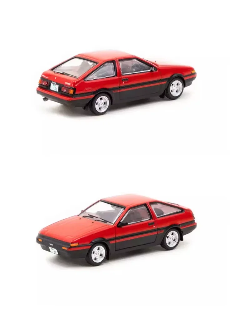 

Коллекционная модель автомобиля SPRINTER TRUENO AE86 красно-черного цвета в масштабе 1:64 от TARMAC WORKS, ограниченная серия, хобби-игрушка.