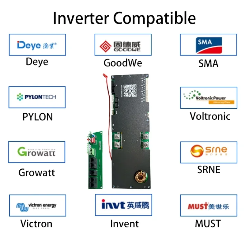 Imagem -03 - Inteligente Bms Jk-pb2a16s20p Lifepo4 Li-ion Lto Bateria 24v 48v 8s 16s 200a Energia Doméstica Bms Inversor Doméstico Balanceador Ativo 2a jk