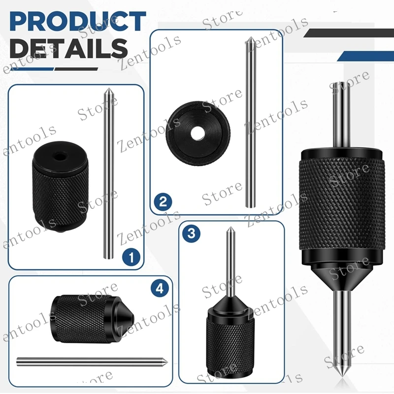 Universal Transfer Center Aligner Transfer Punch Hardened Pin Machine Tool Range 3/16Inch To 1-3/16Inch For Workshop