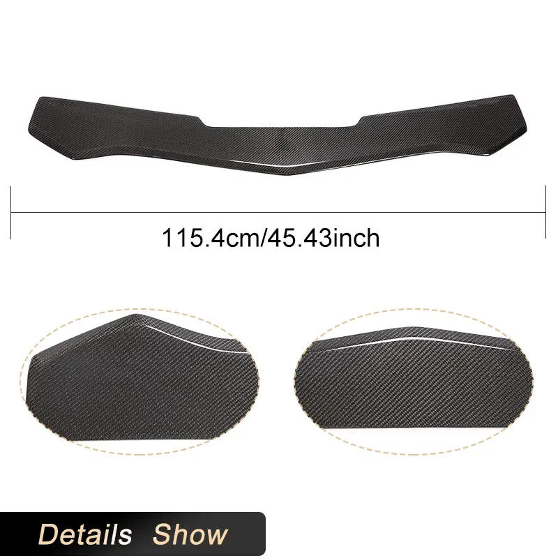 Carbon Fiber Front Bumper Lip Spoiler for Alfa Romeo Giulia Sport Sedan 4-Door 2015-2020 Car Front Lip Chin Apron Guard Body Kit