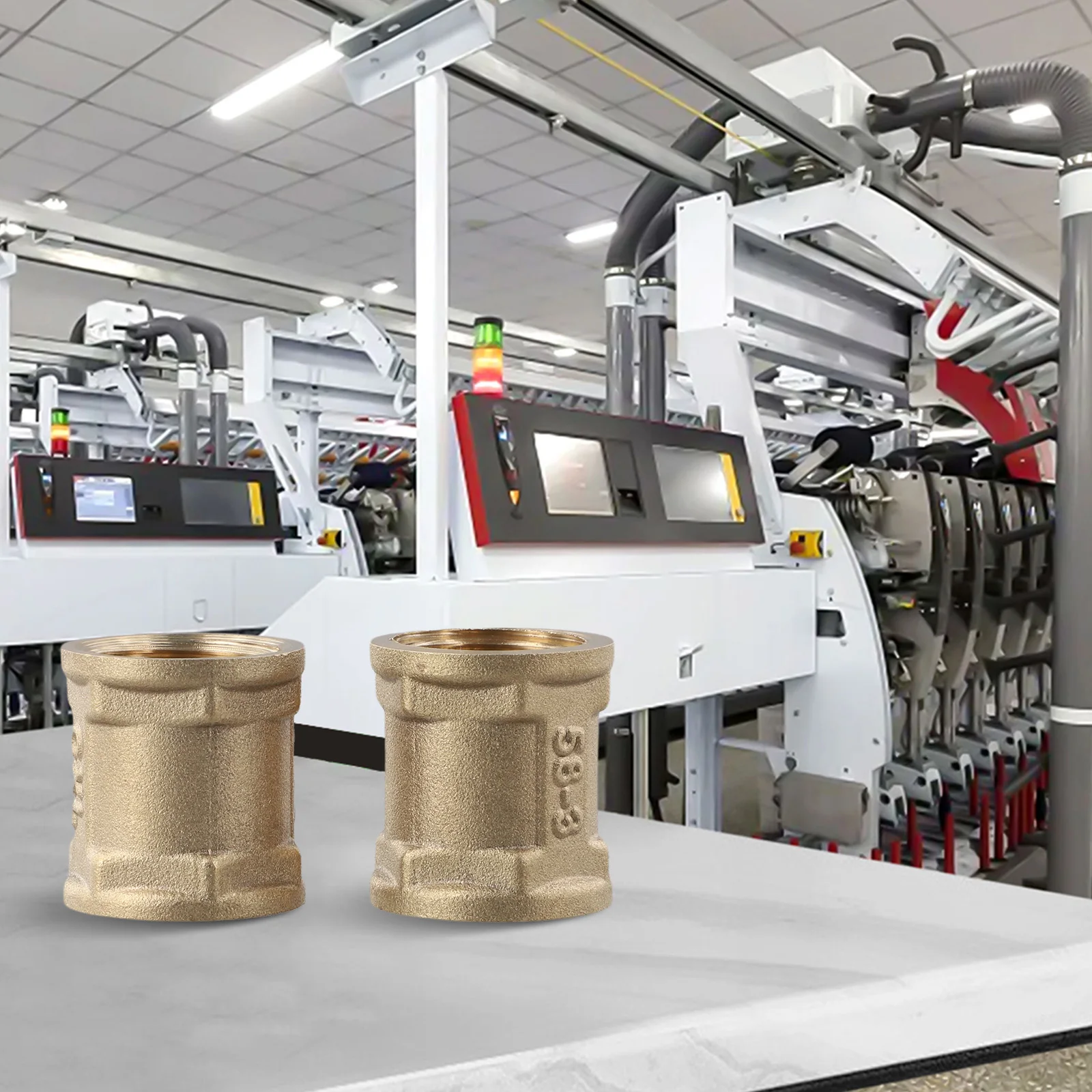 

4-точечный соединитель, латунный резьбовой соединитель, надежная работа для центрального отопления, доступный латунный сантехнический аксессуар