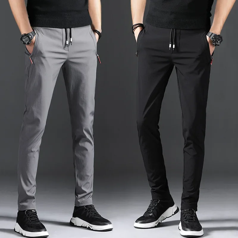 MRMT 2025 Brand Summer Men's Trousers Casual Clothes Ultra-thin Pants for Male Loose and Tight Air-breathable Trousers