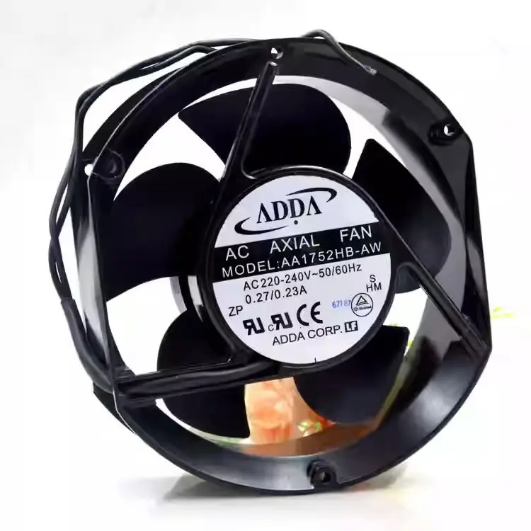 Original For ADDA AA1752HB-AW AC 220V 240V 17251 Cooling Fan 172x150x51mm Industrial Cabinet Exhaust Axial Ventilation Cooler Fa