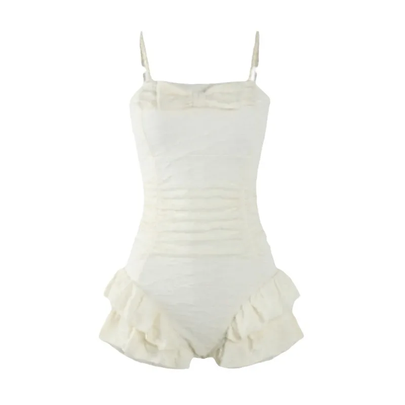 Cute and Conservative Swimsuit for Women, Covering The Belly and Slimming, Gathering Hot Spring Vacation, Fashionable Swimsuit