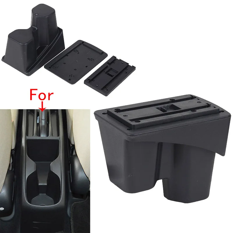 For Honda City Armrest Box For Honda New City Car Armrest Curved Surface leather Storage box Simple installation Dedicated