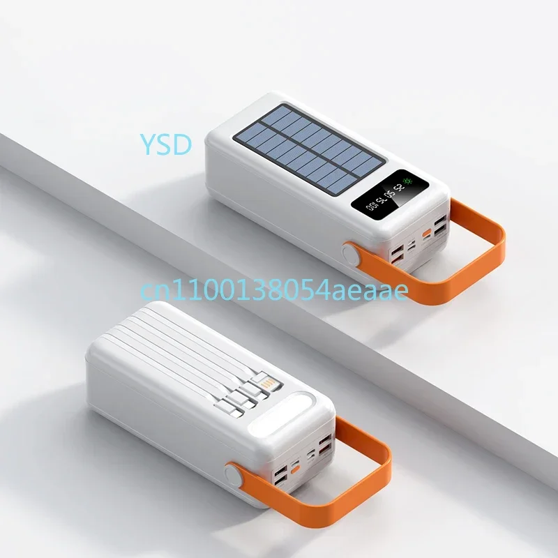 

Solar Power Bank (с фонариком и кабелями, солнечные зарядные устройства для телефонов)