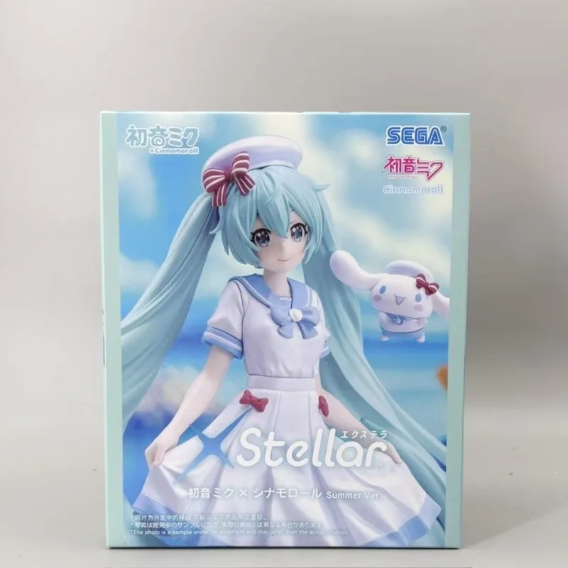 日本正規品-セガ-sega-初音ミク-ルミナスタ-サマーセーラースーツ-シナモロールシーン-手作りモデル