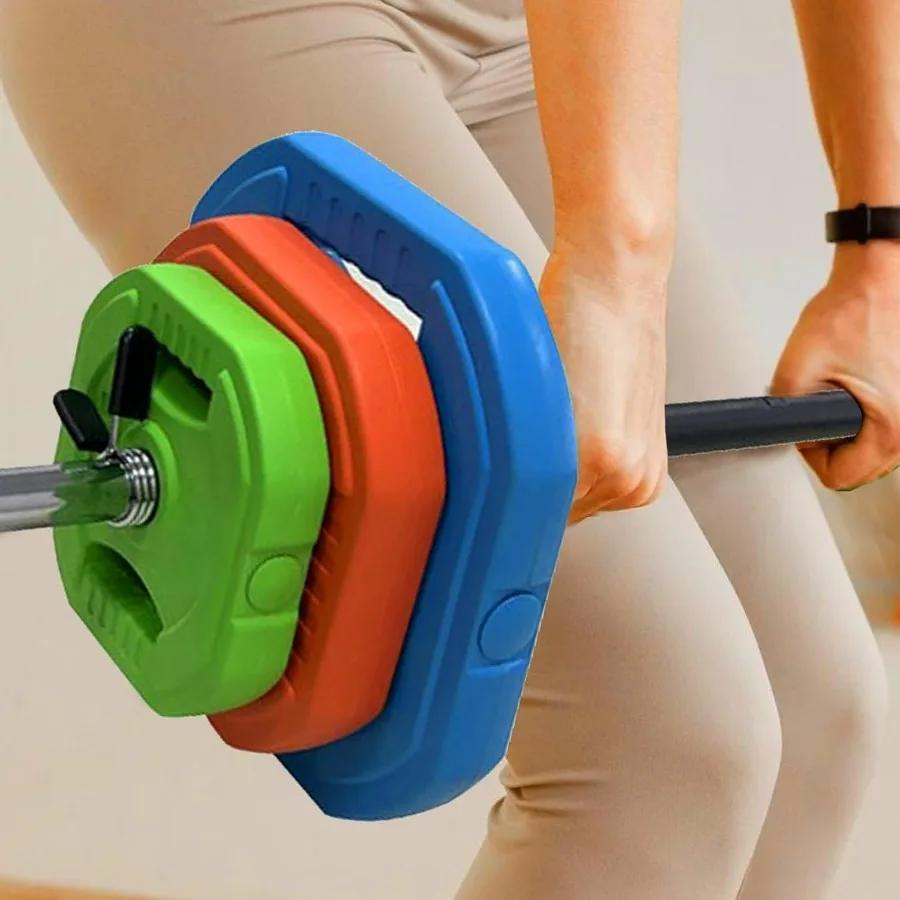 Set di pesi con bilanciere regolabile Pesas Para Ejercicios En Casa Set di manubri per esercizi di sollevamento e costruire muscoli