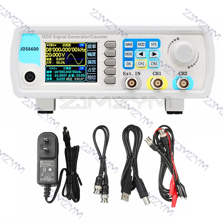 JDS6600 Signal Generator Frequency Meter 0~15MHz Function Arbitrary Waveform Signal Generator