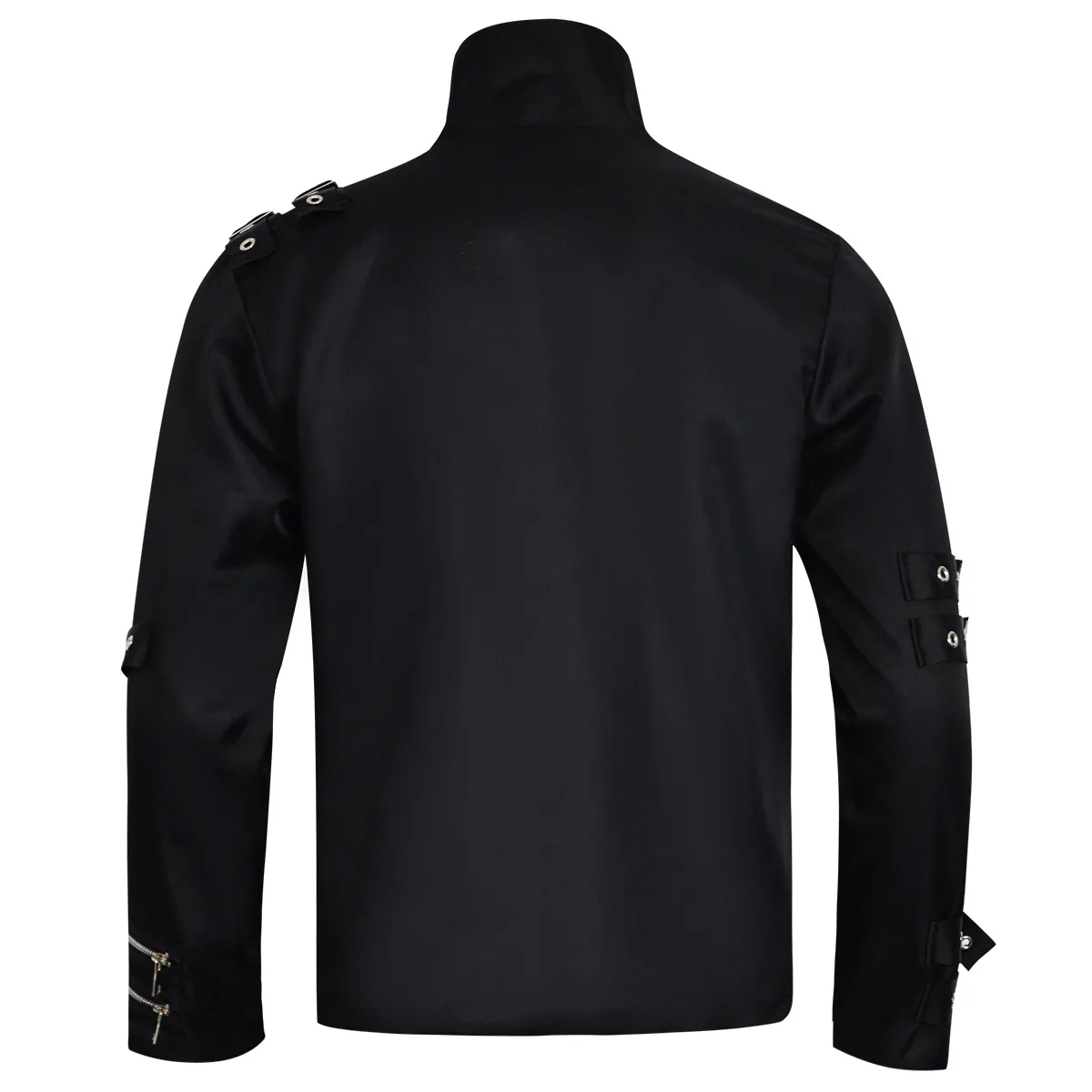 Role-player Michael Jackson BAD Punk Jacket Black Slim BAD Jacket Costume Clothing for Man Adore Stars Impersonator BAD T-shirt - view 4