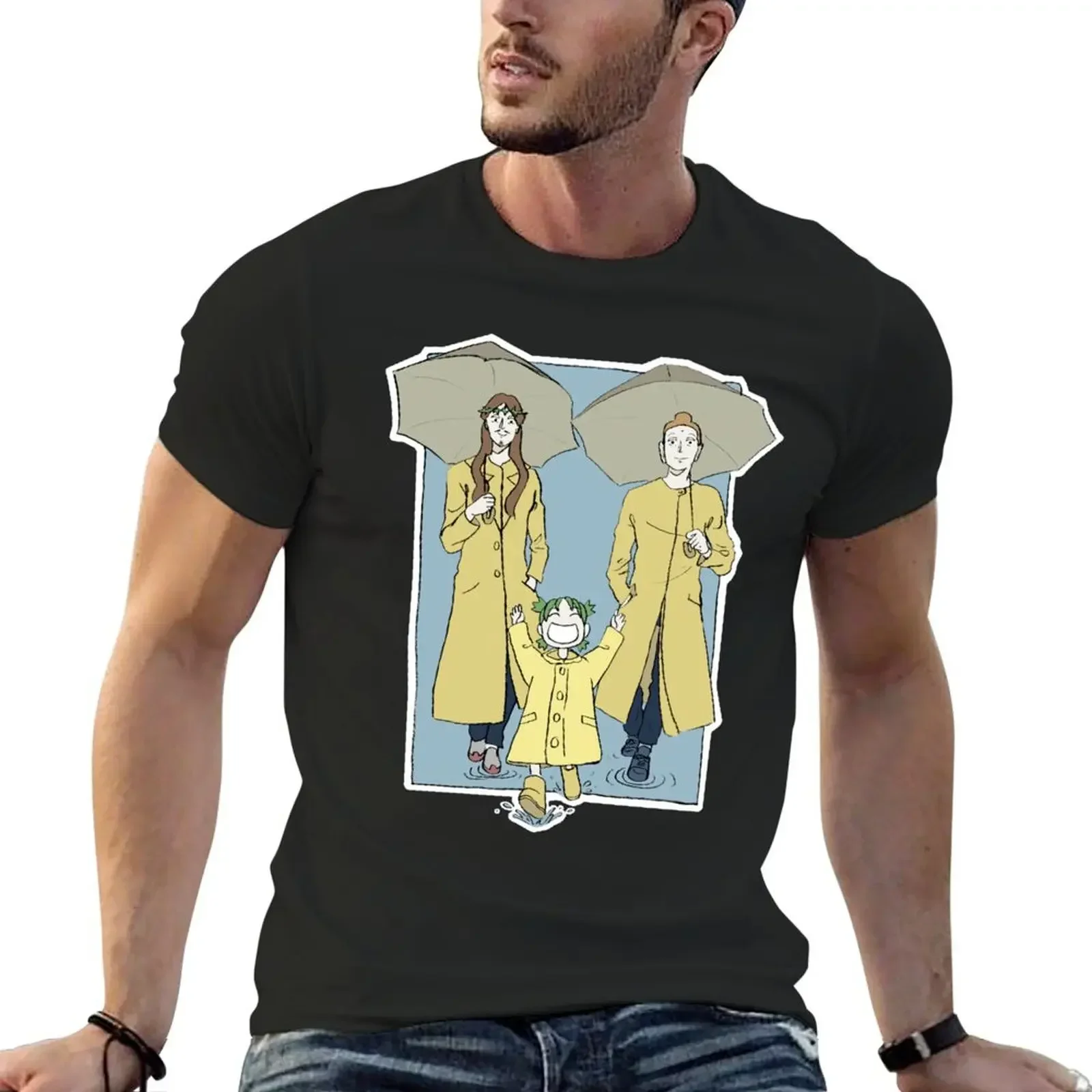 Jesus & Bouddha and Yotsuba T-Shirt anime tshirt custom shirt customs design your own summer top t shirts for men