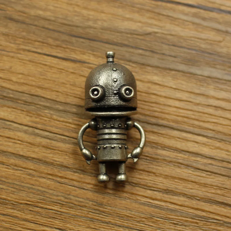 Cupronickel Mechaniczne roboty labiryntowe Figurki akcji Brelok do kluczy Akcesoria Model Pulpit Wnętrze samochodu Miniaturowe akcesoria ozdobne