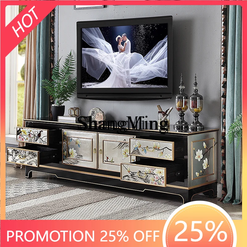 

FG good-looking new Chinese modern simple small apartment living room coffee table TV cabinet combination