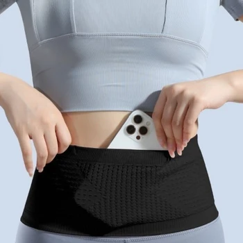 Seamless Invisible Running Waist Belt Bag Gym Bags Lightweight Invisible Mobile Phone…