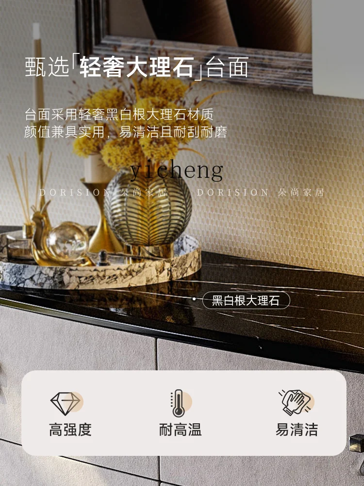 

XL1 light luxury three-bucket cabinet living room decorative storage cabinet modern simple bedroom bedside cabinet