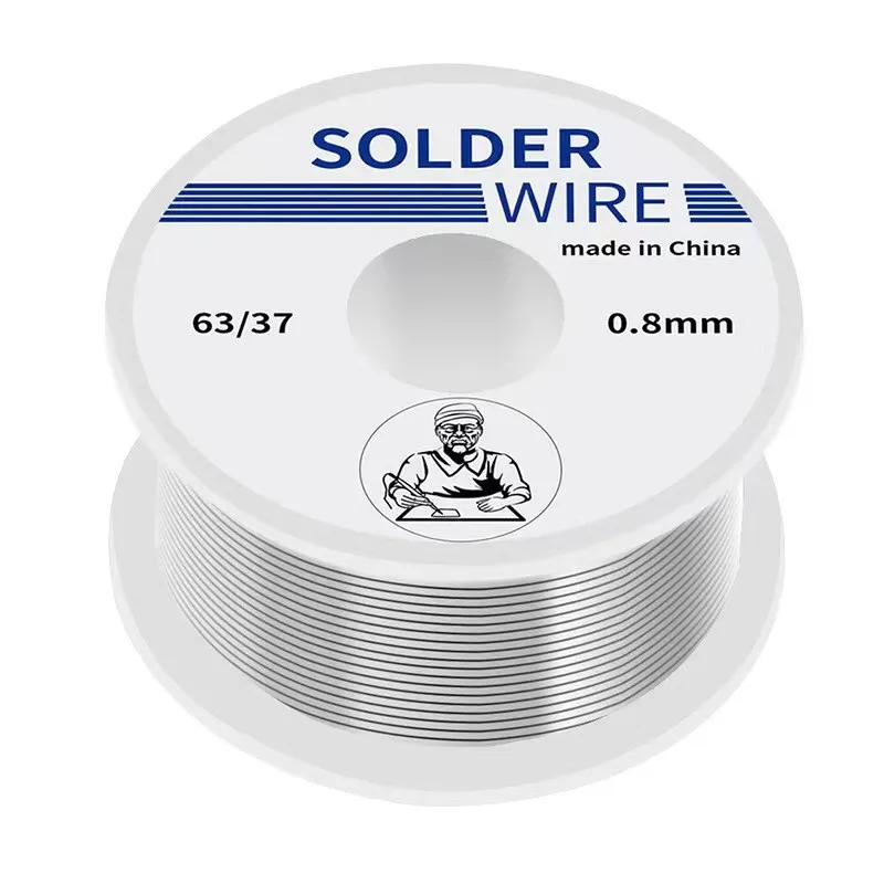 

0.6 0.8 1.0 1.2 1.8MM100G Electrolytic Solder Wire High Purity Rosin Core Solder Wire Coil Flux 2.0% Tin BGA Welding Repair Tool