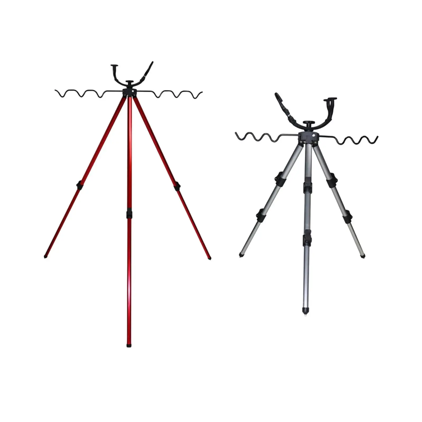 Fishing Rod Support Stand for Various Environments, Tripod for 7 Fishing Rods