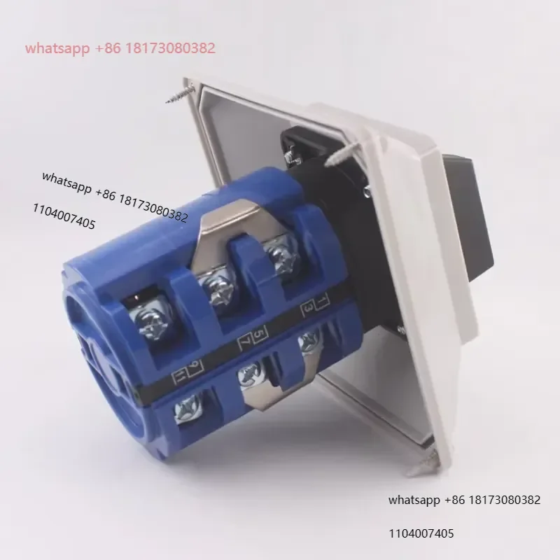 LW26-63A three-phase motor forward and reverse universal transfer switch with waterproof installation bottom box 380V