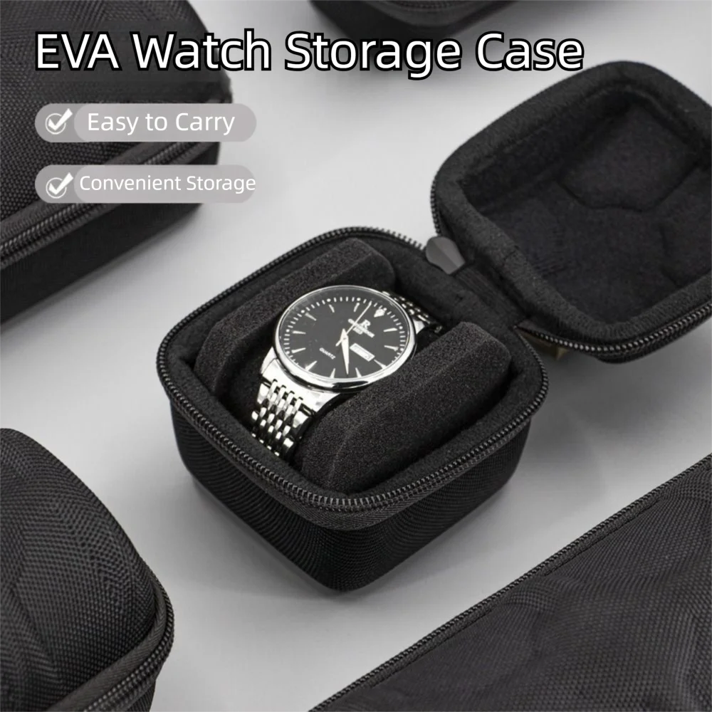 High Quality Shockproof Watch Box Protector Display Storage Organizer Portable Watch Travel Case Men Women
