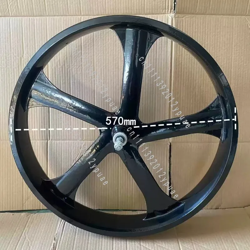 26 Inch Beach Bicycle Wheel Hub, Aluminum Magnesium Alloy Integrated Rim, Variable Speed Front & Rear Wheel for Snow Road