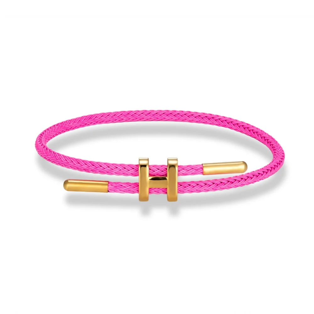 Multicolor roestvrijstalen draadkabel verstelbare armband waterdicht geen verkleuring luxe minimalistische paar sieraden cadeau voor mannen vrouwen