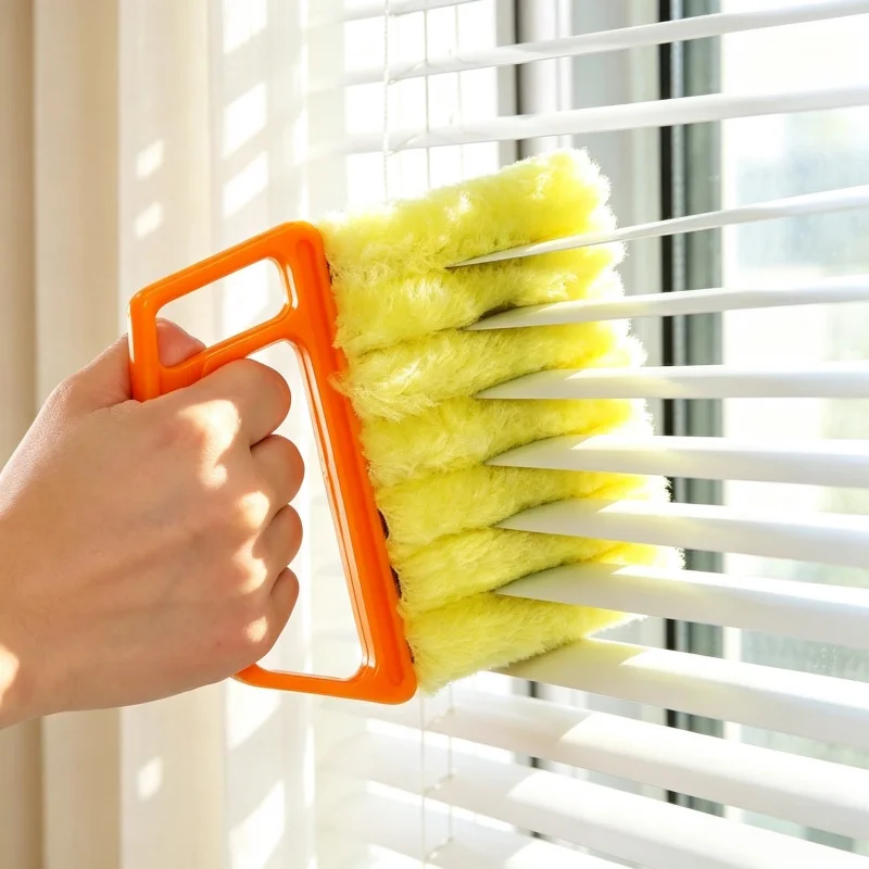 Blind Cleaner Brush Window Shutter Cleaning Brush Dust Remover Air‑Conditioner Vent Gap Cleaner Household Cleaning Too