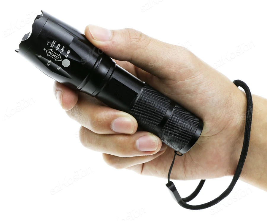 High Power LED Flashlights Camping Torch Multifunctional Aluminum Alloy Zoomable Light Waterproof Need 18650 Lithium Batteries