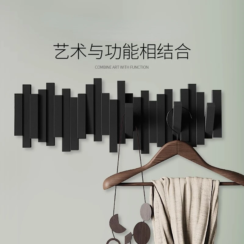

Coat hanger, piano key hook, creative wall, wall hanging, coat hook entrance door
