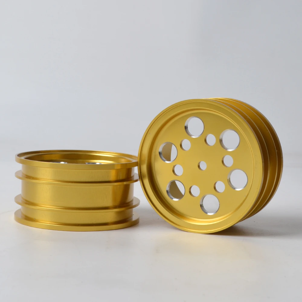 アルミ合金ホイールハブセット,タミヤスーパーホットショット用ビッグ