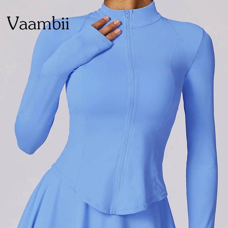 Slimming Body Sculpting Long Sleeve Sports Top Zipper Yoga Jacket Women\'s Fitness Clothes Sports Jacket 2024 New Yoga Coat