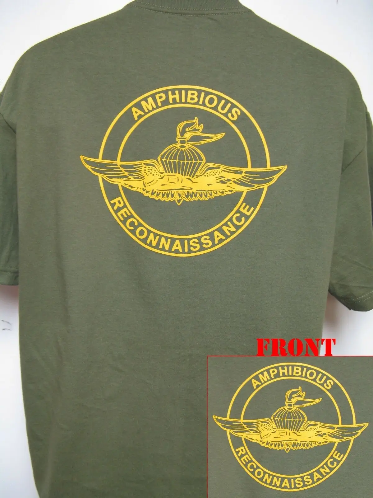 AMPHIBIOUS RECONNAISSANCE T-SHIRT/ USMC/ RECON/ FORCE RECON/