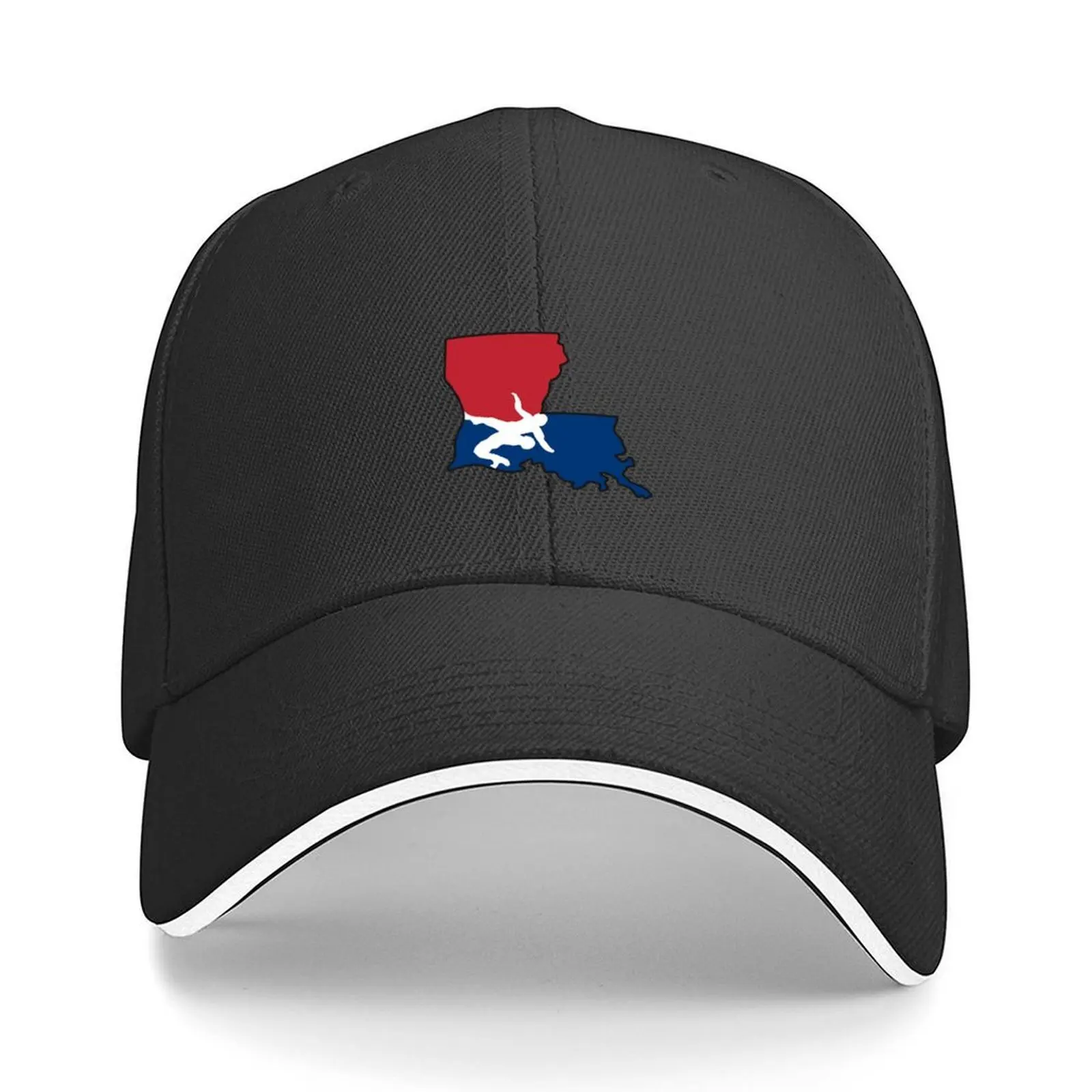 

Louisiana Wrestling (USA Colors) Baseball Cap Hat Beach derby hat sun caps hiking hat Boy Child Women's