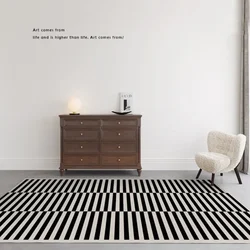 Modern Simple Living Room Decoration Geometric Carpet Large Area Lounge Carpets Fluffy Soft Non-slip Rug Bathroom Entrance Mat