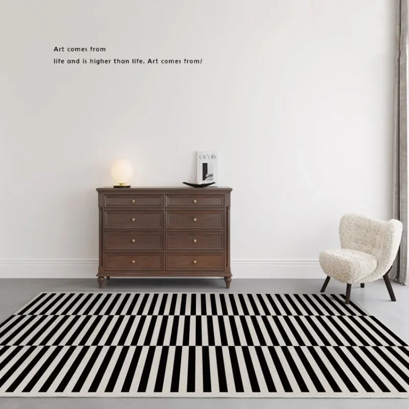 Modern Simple Living Room Decoration Geometric Carpet Large Area Lounge Carpets Fluffy Soft Non-slip Rug Bathroom Entrance Mat