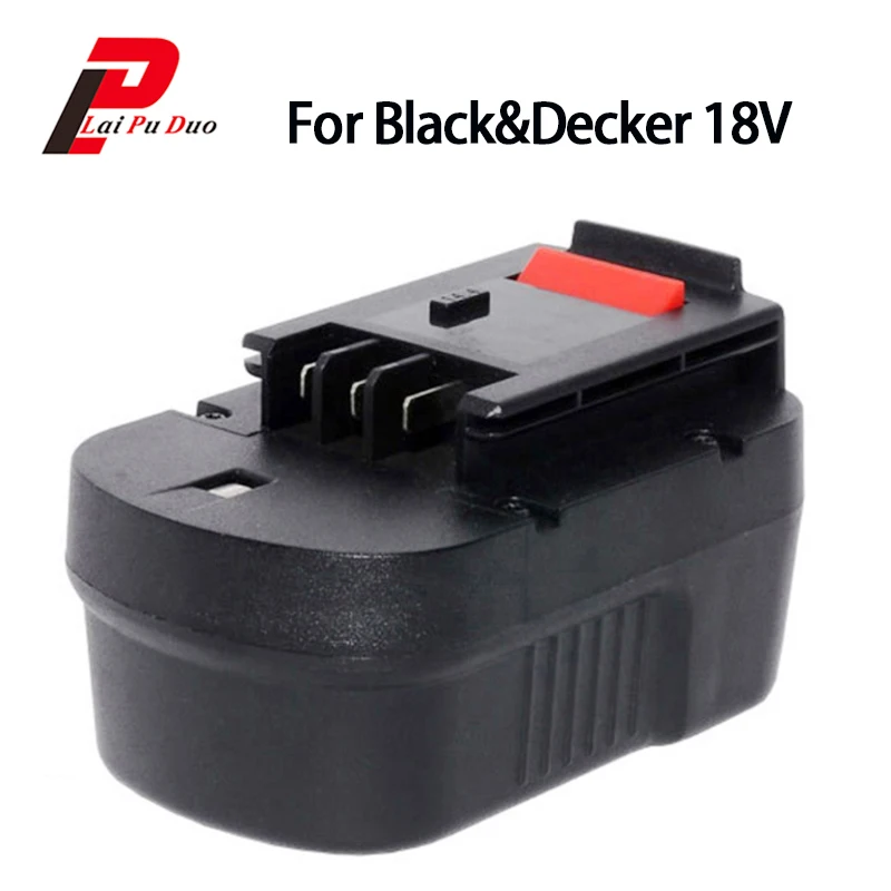 

Replacement Power Tool Battery 2.0Ah/3.0Ah/3.6Ah 18V Ni-CD Ni-MH for Black&Decker HPB18 FS180BX 244760-00 A18 HPB18-OPE FS18BX