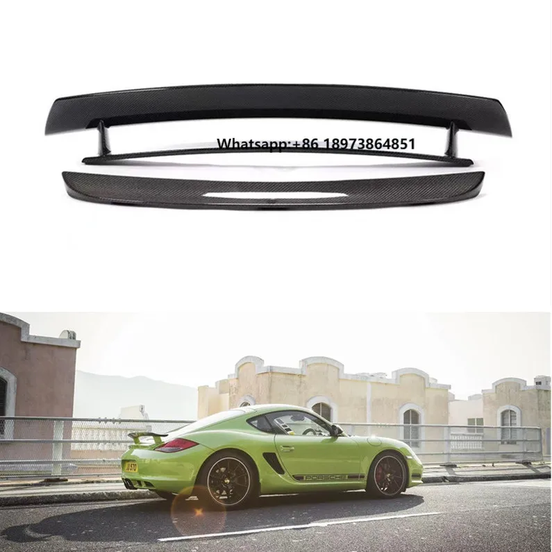 

FORPorsche 987 Body Kit 987 Upgraded R-style Carbon Fiber Spoiler