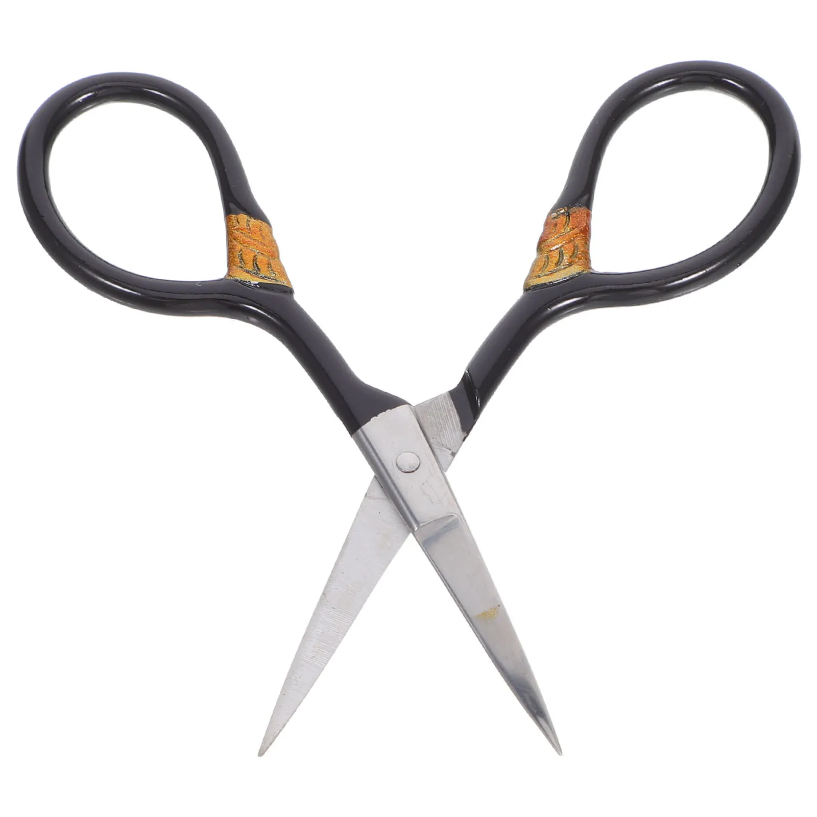 

Mini Stainless Steel Multi-Purpose Scissor Portable Vintage Precision Facial Hair Eyebrow Nose Hair Trimming Scissors for Men