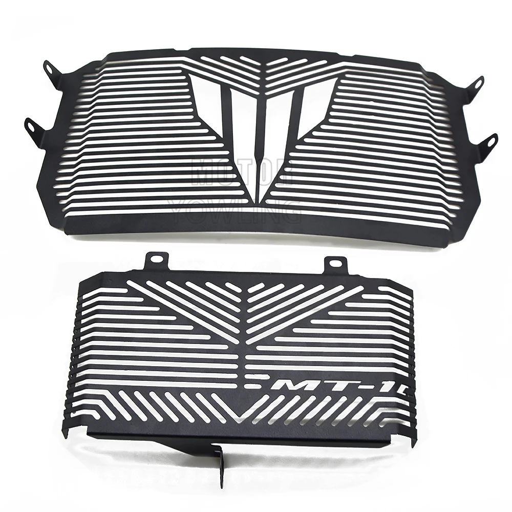 For Yamaha MT-10 MT10 MT 10 FZ10 FZ 10 FZ-10 2016-2023 2024 2025 CNC Motorcycle Radiator Grill Guard Oil Cooler Cover Protection