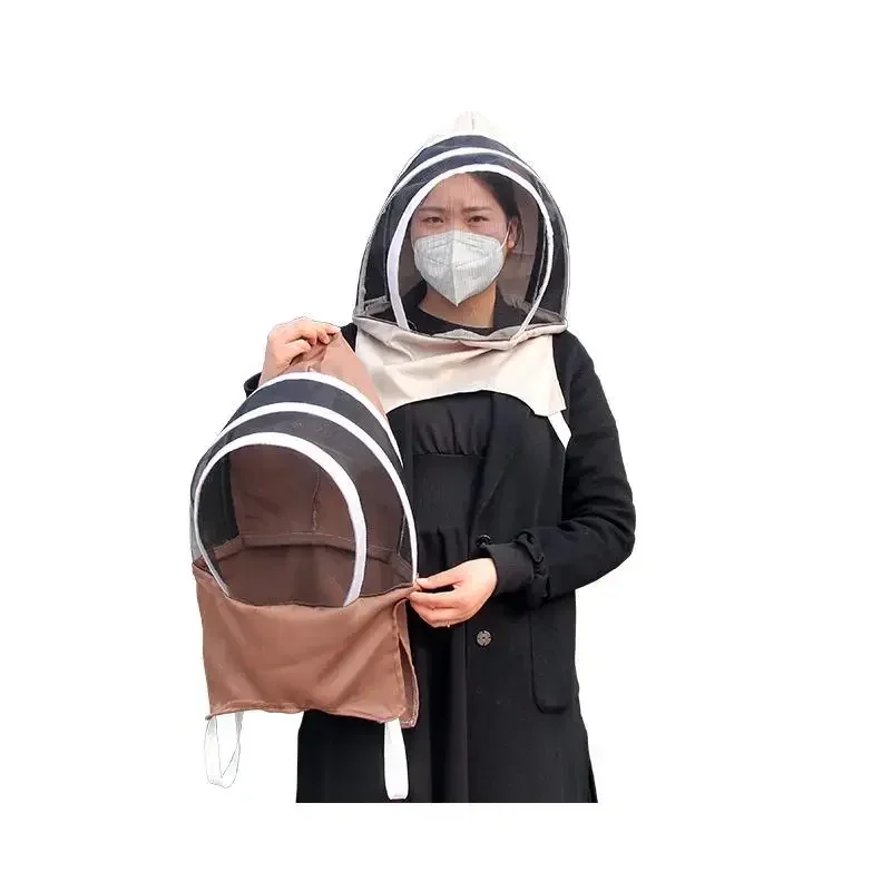 AThickened And Breathable Space Style Bee Hat For Face Covering, High-definition Full Set Beekeeping Hat